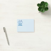 Carpfietsen, fietscyclus na het aanbrengen van not post-it® notes (Kantoor)