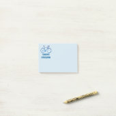 Carpfietsen, fietscyclus na het aanbrengen van not post-it® notes (Op bureau)