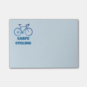 Carpfietsen, fietscyclus na het aanbrengen van not post-it® notes