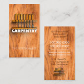 Carpinggereedschappen Visitekaartje (Voorkant / Achterkant)