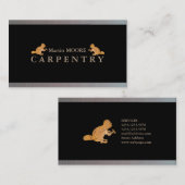 Carpinghout voor timmerhout visitekaartje (Voorkant / Achterkant)