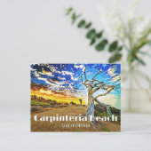 Carpinteria Beach Briefkaart (Staand voorkant)