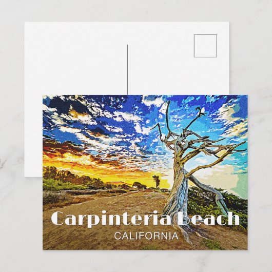 Carpinteria Beach Briefkaart (Voorkant / Achterkant)