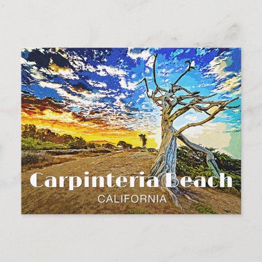 Carpinteria Beach Briefkaart (Voorkant)