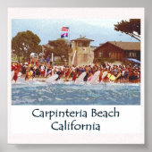 Carpinteria Beach Poster (Voorkant)