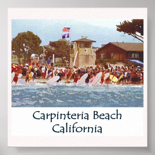 Carpinteria Beach Poster (Voorkant)