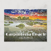 Carpinteria Beach Sunrise Briefkaart (Voorkant)