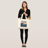 Carpinteria California Santa Barbara Ventura Beach Grote Tote Bag (Voorkant (model))
