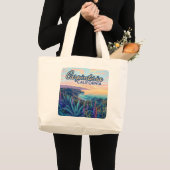 Carpinteria California Santa Barbara Ventura Beach Grote Tote Bag (Voorkant (product))