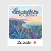 Carpinteria California Santa Barbara Ventura Beach Sticker (Vel)