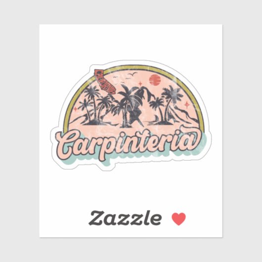 Carpinteria, Californië Sticker (Vel)