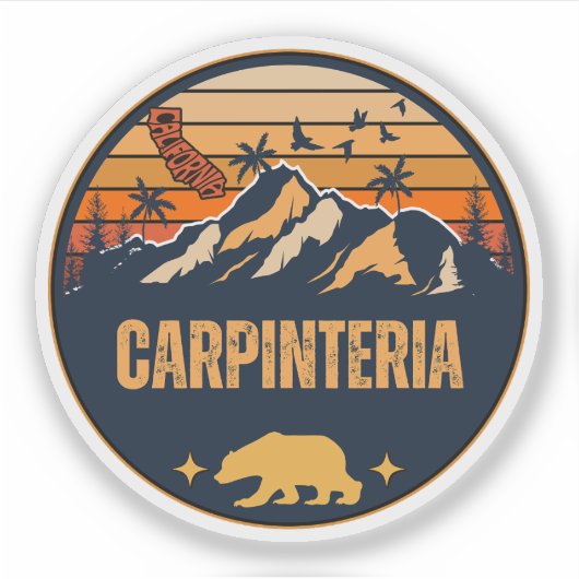 Carpinteria, Californië Sticker (Voorkant)