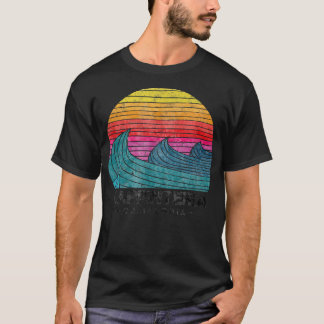 Carpinteria SurfWaves Beach Retro Cali Sunset T-shirt