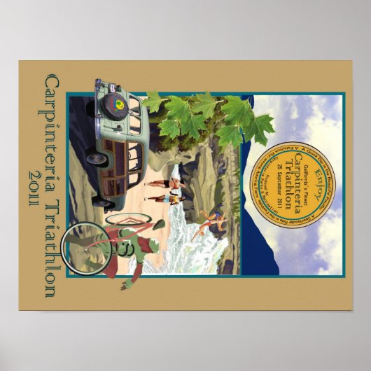 Carpinteria Triathlon 2011 Poster (Voorkant)