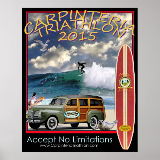 Carpinteria Triathlon 2015 Poster (Voorkant)