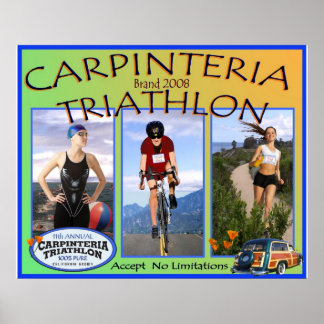 Carpinteria triathlon Poster 2008