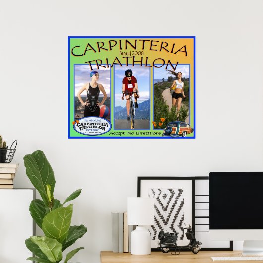 Carpinteria triathlon Poster 2008 (Thuiskantoor)
