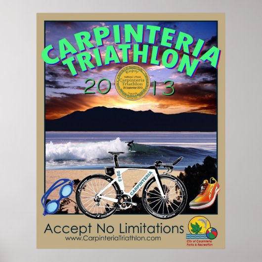 Carpinteria Triathlon Poster 2013 (Voorkant)
