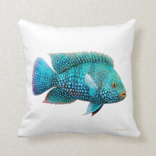 Carpintis Texas Cichlid Fish Pillow Kussen