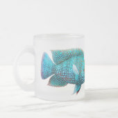 Carpintis Texas Cichlid Frosted Glass Mok (Links)