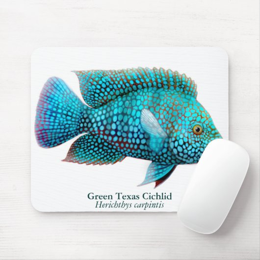 Carpintis Texas Cichlid Mousepad Muismat (Met muis)