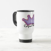 Carpool Queen's mug Reisbeker (Voorkant links)