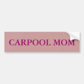 Carpoolbumpersticker Bumpersticker (Voorkant)