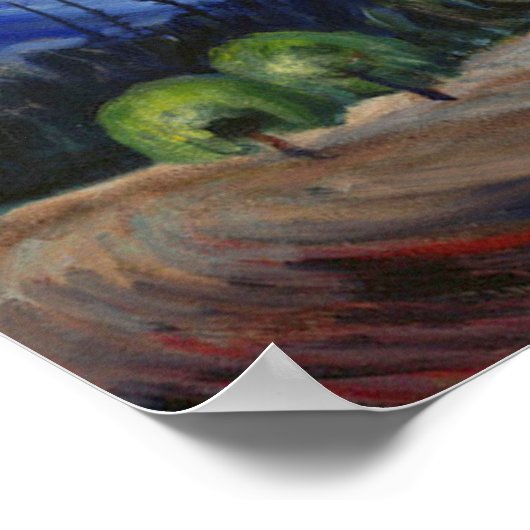 Carr - Boven de grindput 1937 Poster (Hoek)