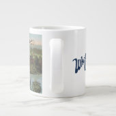 Carr China briefkaart op de reusachtige mok (Achterkant)