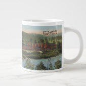 Carr China briefkaart op de reusachtige mok (Rechts)