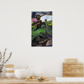 Carr - Crazy Stair 1928 Poster (Keuken)