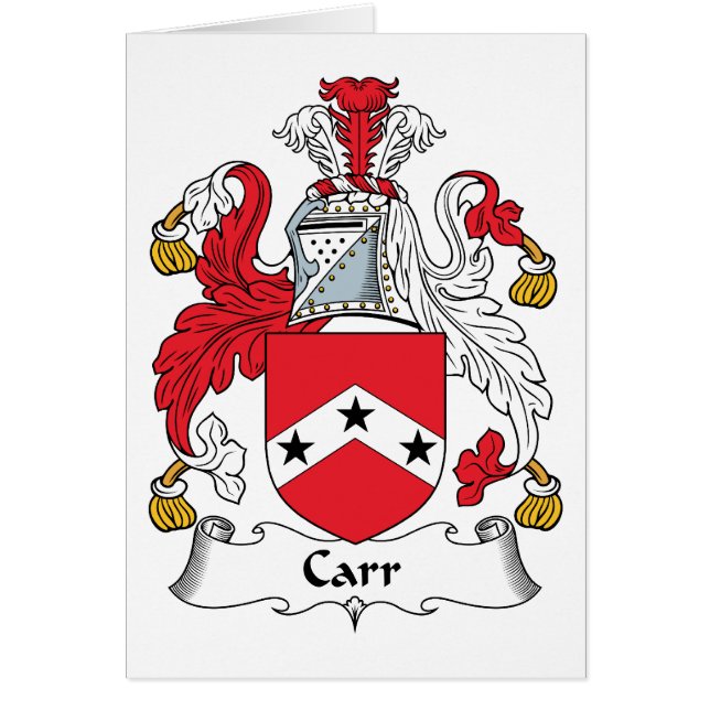 Carr Family Crest (Voorkant)