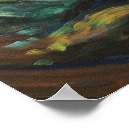 Carr - pad tussen de pijnpunten 1930 poster (Hoek)