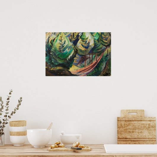 Carr - pad tussen de pijnpunten 1930 poster (Keuken)