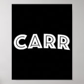 Carr  poster (Voorkant)