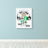 Carranza Family Crest Canvas Afdruk (Insitu (Houten vloer))