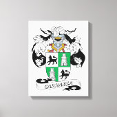 Carranza Family Crest Canvas Afdruk (Voorkant)
