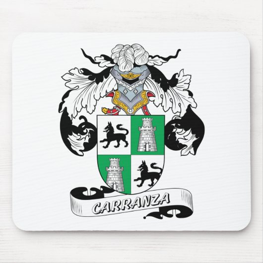 Carranza Family Crest Muismat (Voorkant)