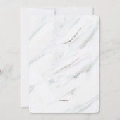 Carrara Floral Religious Invitations Kaart (Achterkant)