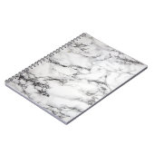 Carrara Marble-laptop Notitieboek (Linkerzijde)