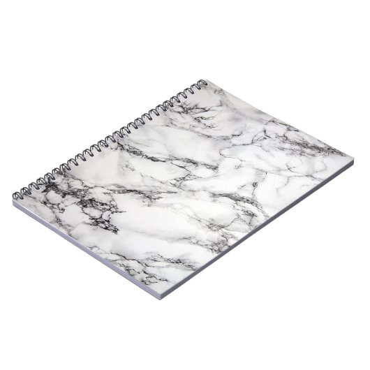 Carrara Marble-laptop Notitieboek (Linkerzijde)