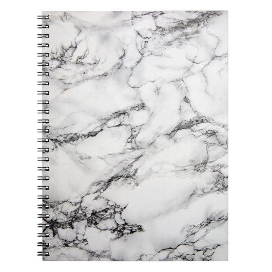 Carrara Marble-laptop Notitieboek (Voorkant)