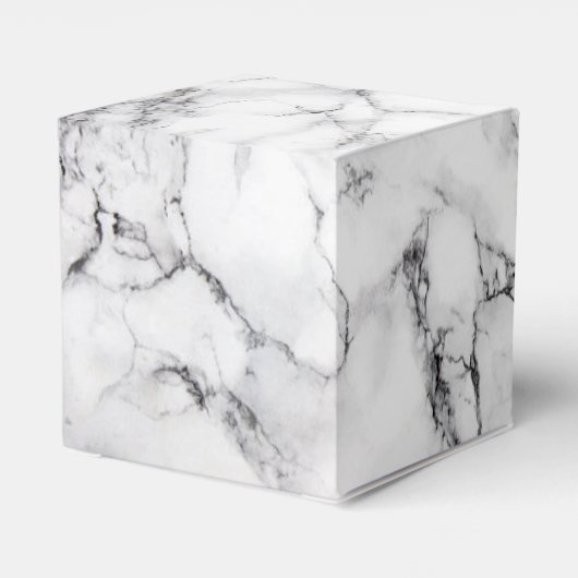 Carrara Marmer Favor Box Bedankdoosjes (Achterkant)