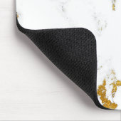 Carrara Minimal Lux Gold White Grey Marble Muismat (Hoek)