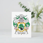 Carrasco Family Crest Briefkaart (Staand voorkant)