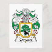 Carrasco Family Crest Briefkaart (Voorkant)