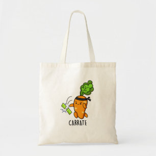 Carrate Funny Carrot Karate Pun Tote Bag