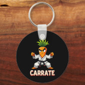 Carrate Karate Carrot Mma Students Trainer _1  Sleutelhanger (Voorkant)