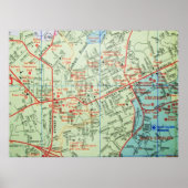Carrboro en Chapel Hill, NC  Map Poster (Voorkant)