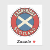 Carrbridge, Schotland Sticker (Vel)